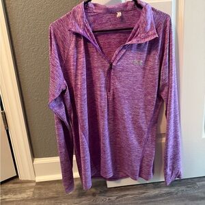 Under Armour Heathered Purple Pullover
